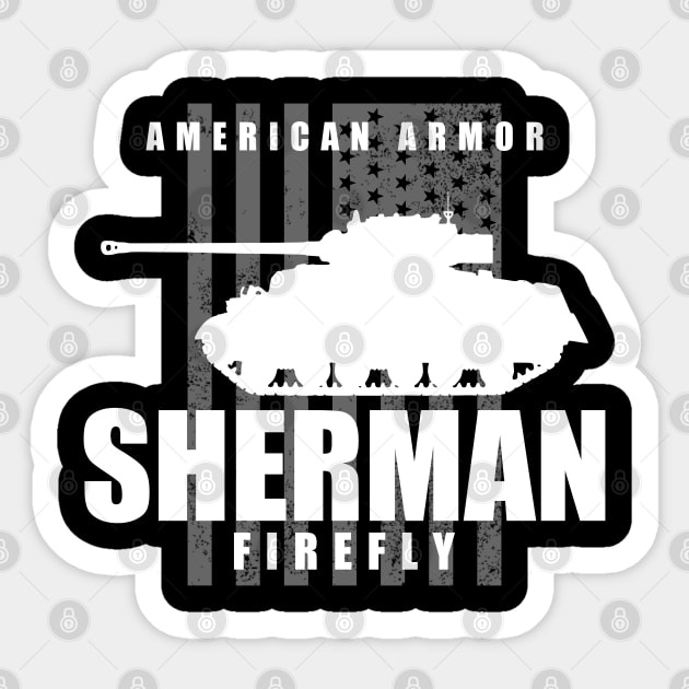 WW2 Sherman Firefly Sticker by TCP